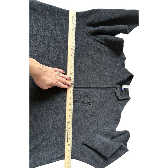 Ibex Men’s Sweater Pullover size XL Gray Merino Wool Quarter Zip - Picture 4 of 8